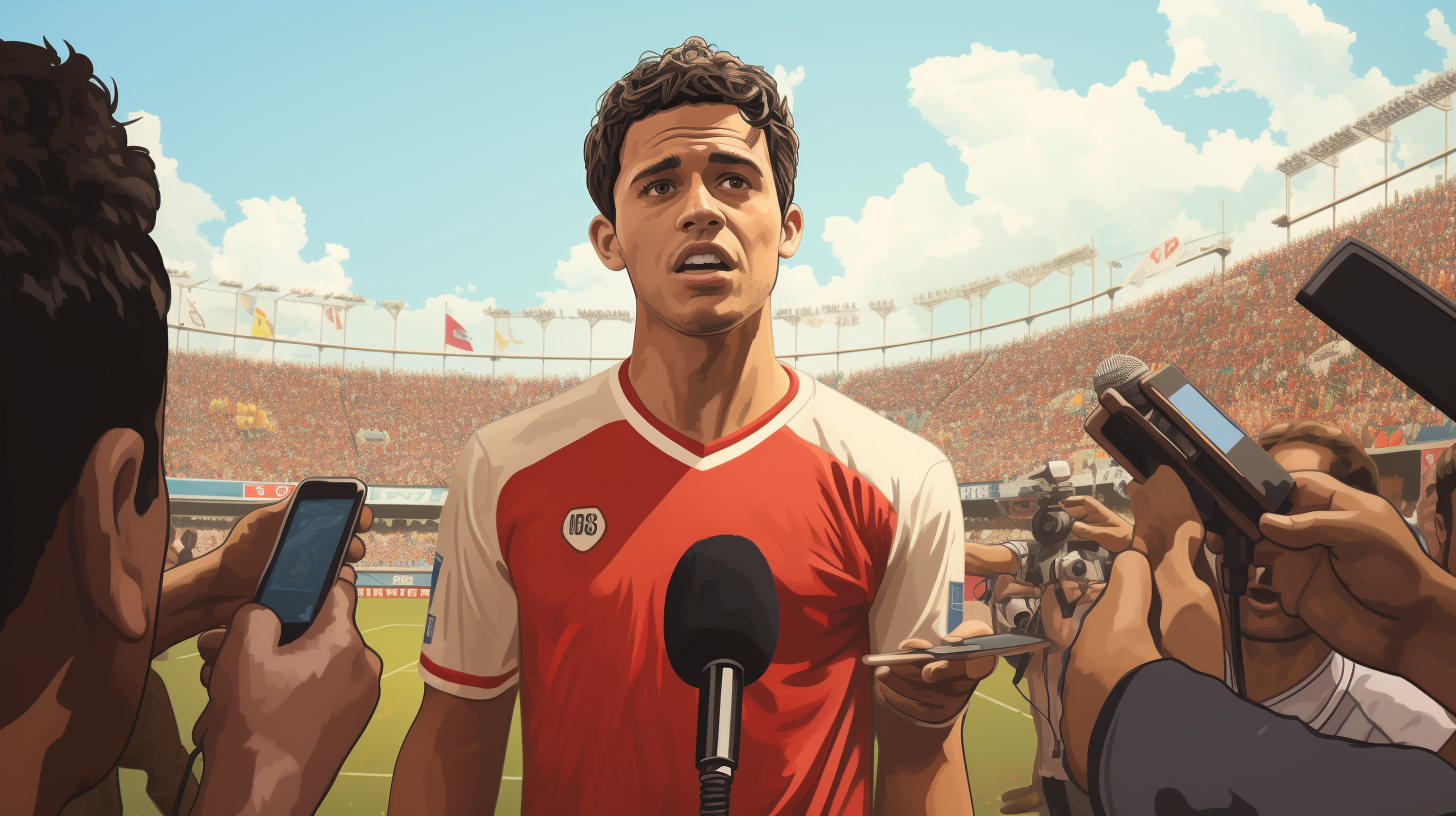 Anime football reporter
