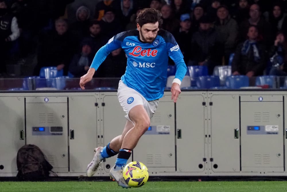 Khvicha Kvaratskhelia player of Napoli.