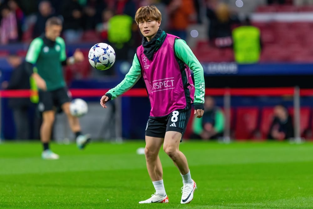 Kygo Furuhashi with the ball.