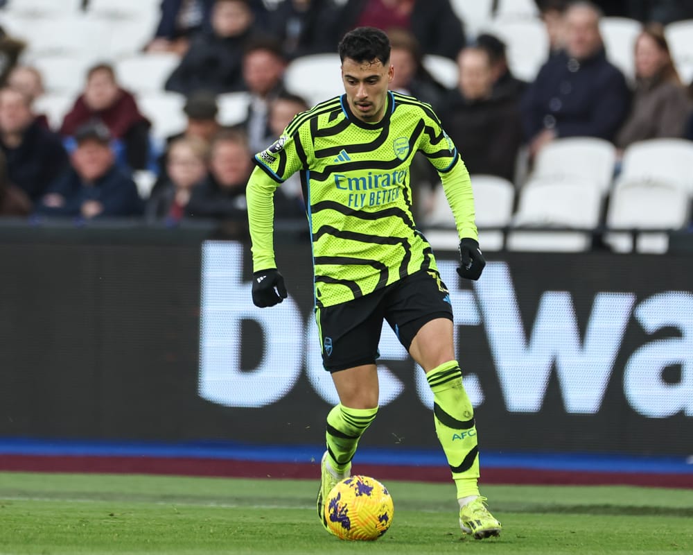 Gabriel Martinelli of Arsenal during the Premier League match.