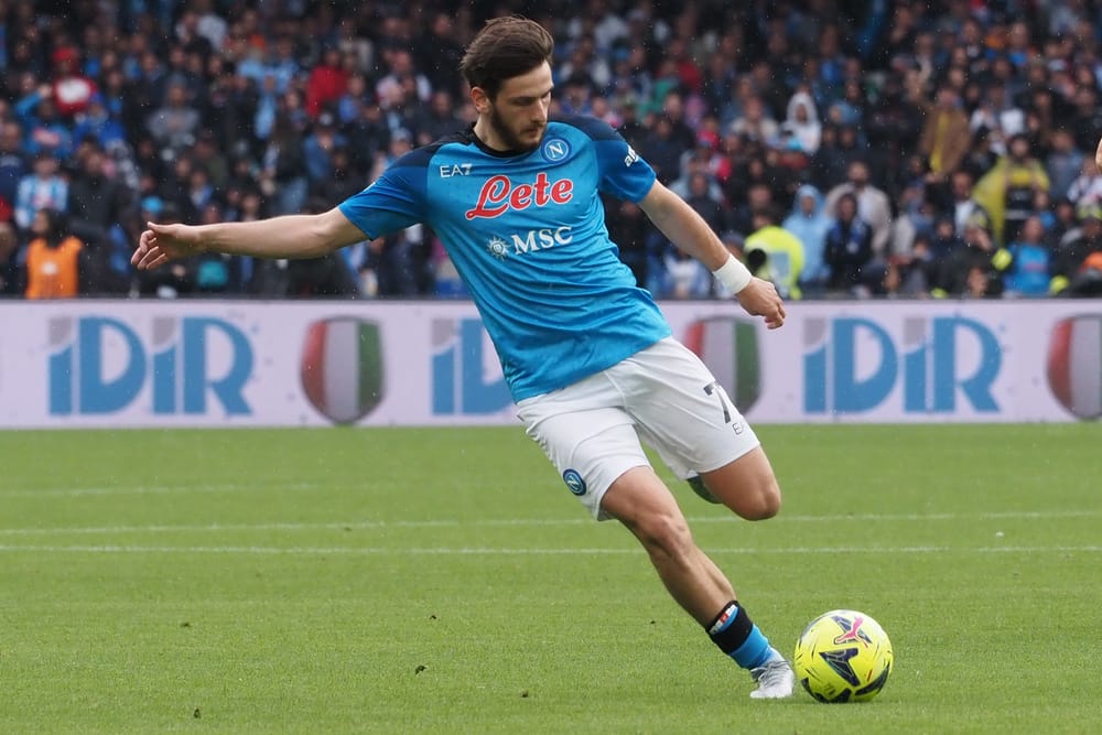 VincenzoIzzo, depositphotos.com, Khvicha Kvaratskhelia player of Napoli.