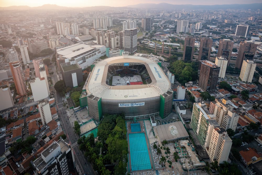Allianz Parque Football Stadium of Palmeiras Football Club.
