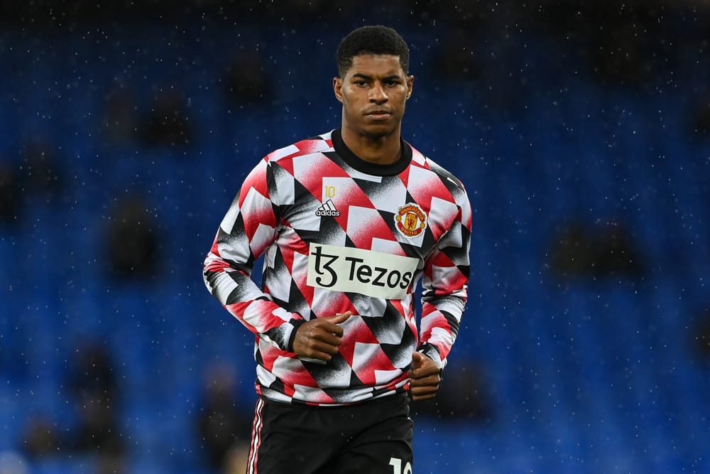 Marcus Rashford of Manchester United.