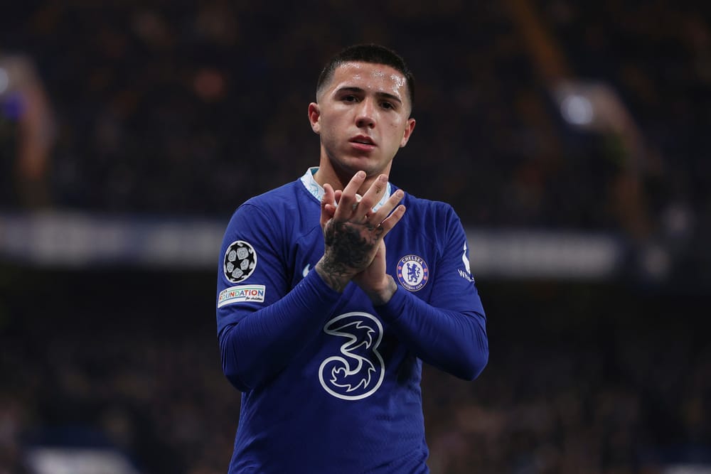 Enzo Fernandez of Chelsea FC.