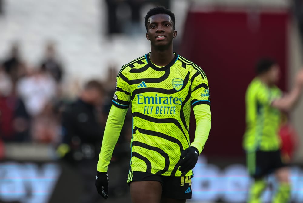 Eddie Nketiah of Arsenal.