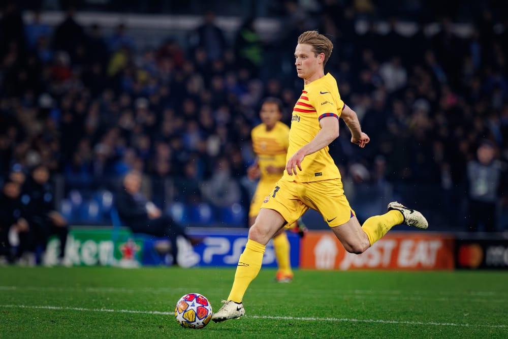Frenkie de Jong during UEFA Champions League 23/24 game.